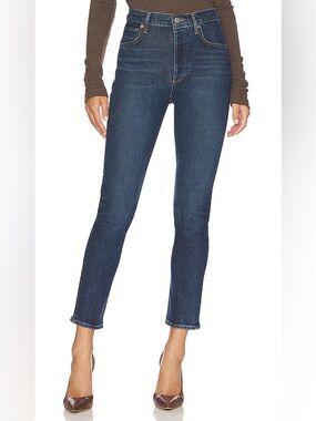 Agolde Riley Long Jeans in Divided
